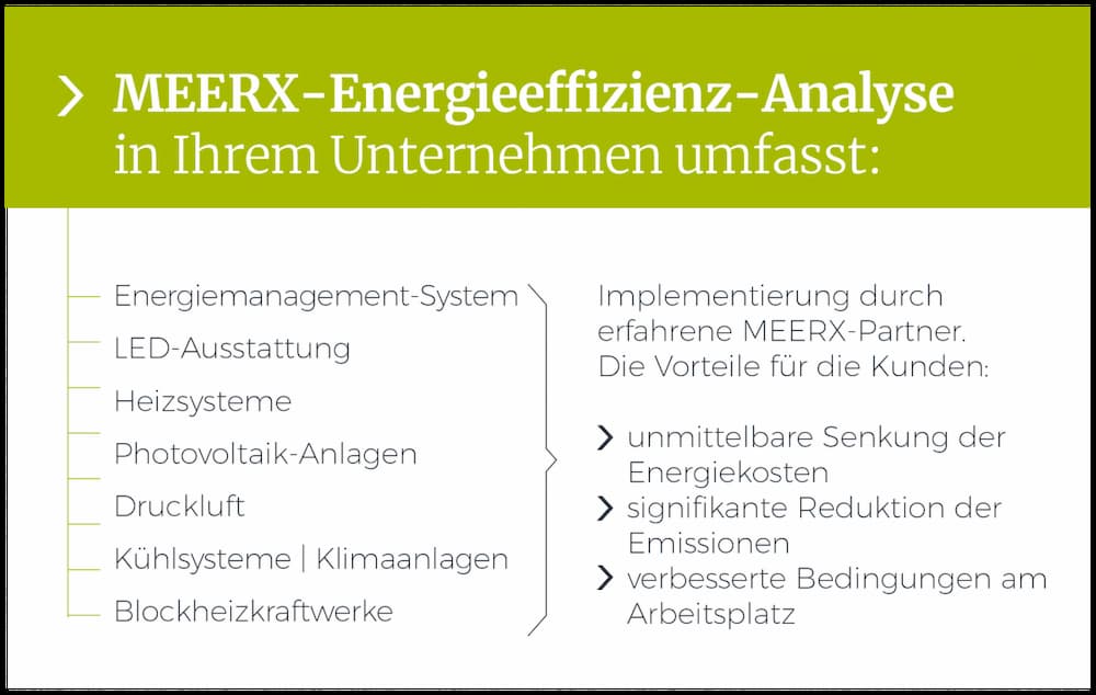 MEERX Energieeffizienzanalyse